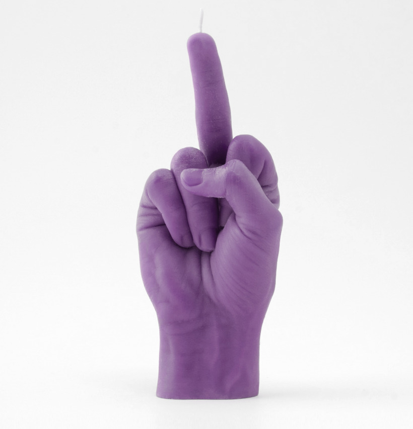 Candle Hand - F*ck You från Candlehand, lila handljus