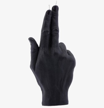 Candlehand Candle Hand - Gun Finger i svart stearinljus