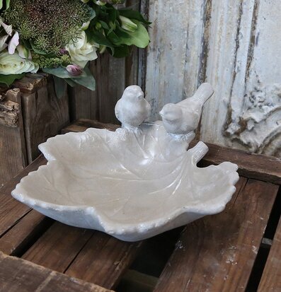 Fågelbad Fåglar Chic Antique