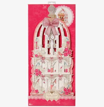 Kakfat Fågelbur Rosa från Talking Tables med rosa rosett