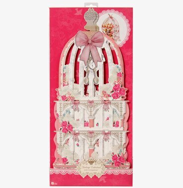 Kakfat Fågelbur Rosa från Talking Tables med rosa rosett