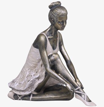 Sittande Ballerina från Chic Antique, detaljerad skulptur