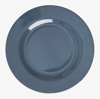 Assiett Melamin Dark Grey från Rice i minimalistisk design