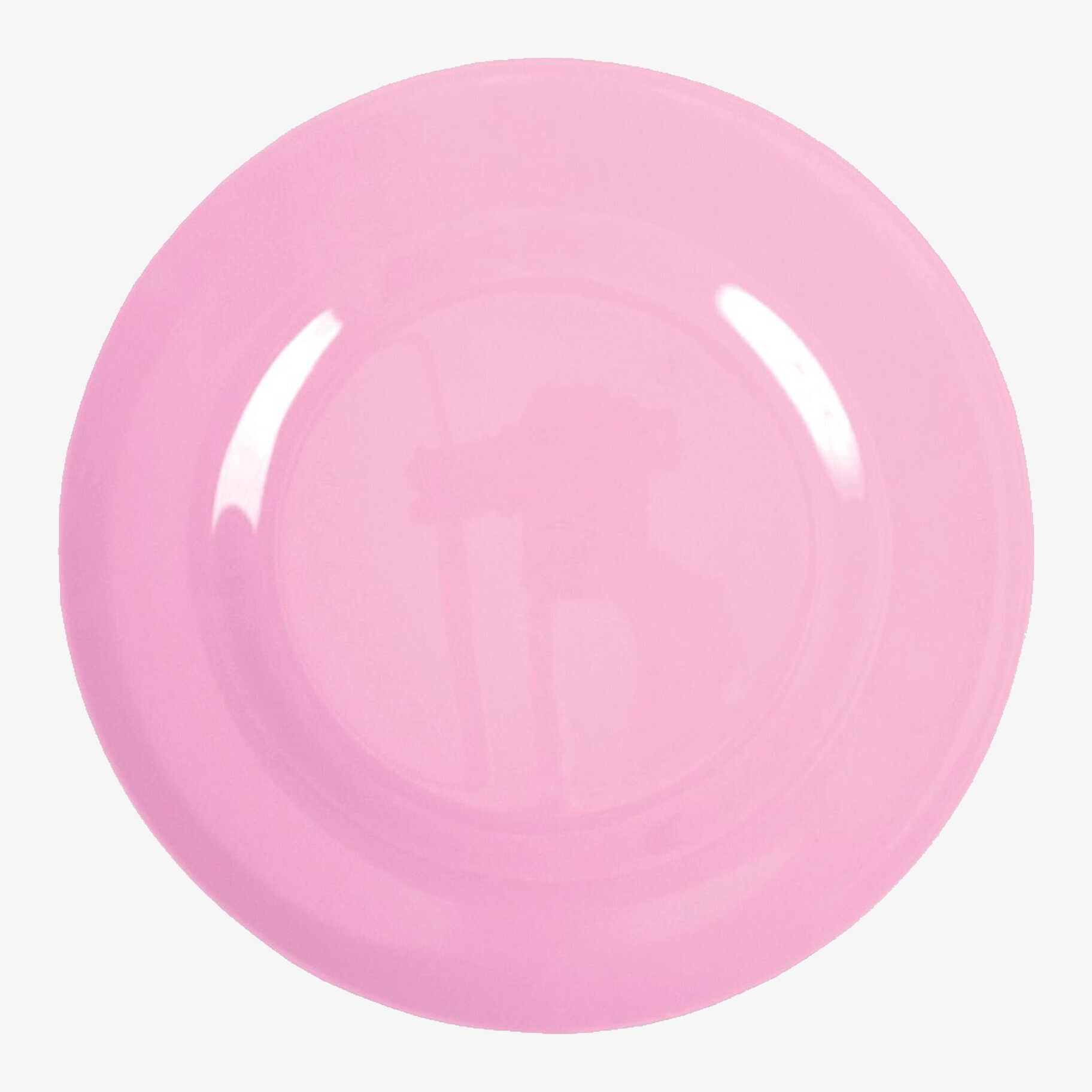 Assiett Dark Pink från Rice med mörkrosa färg och blank yta