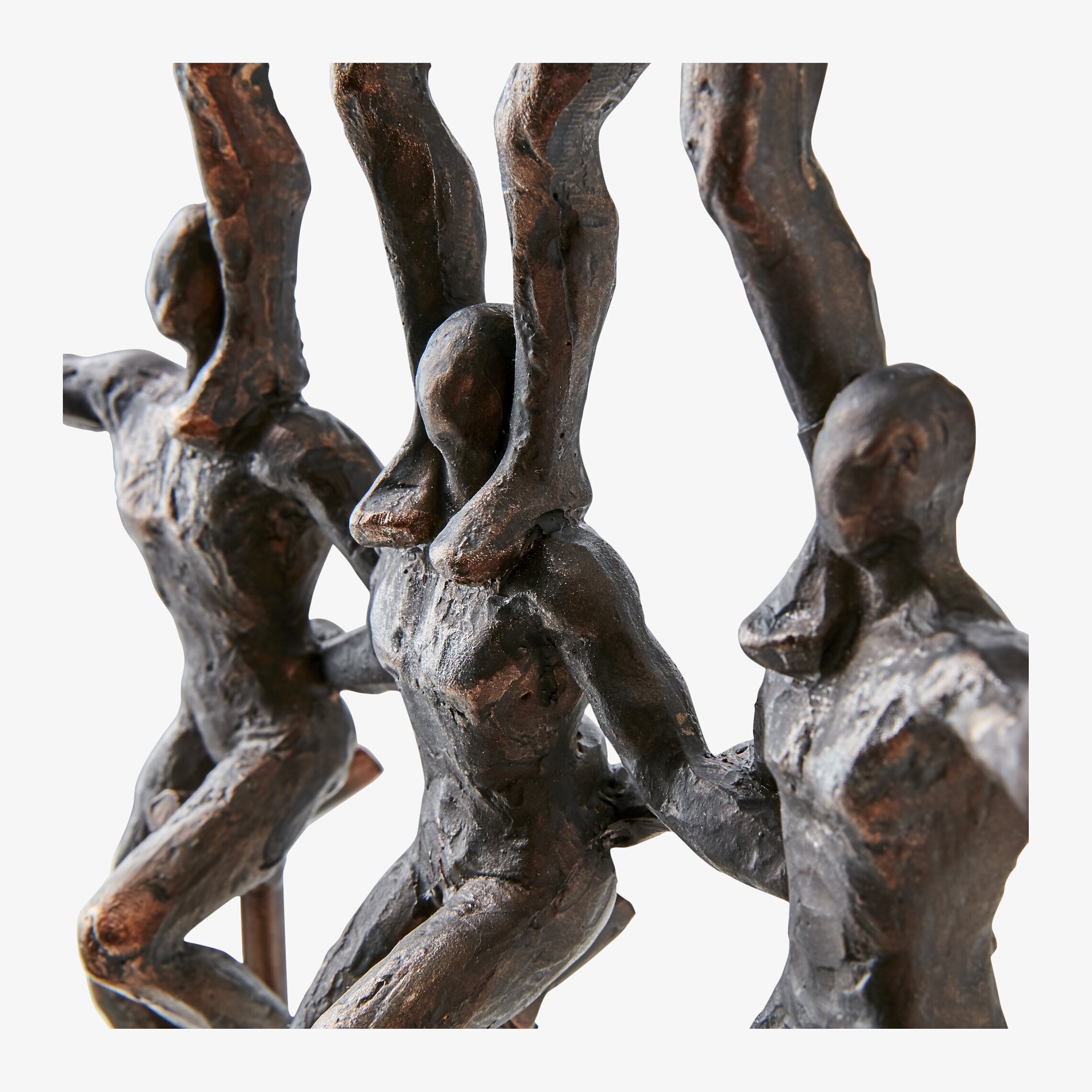 Staty Pose Pyramid Brons/Svart från Affari i pyramidstruktur