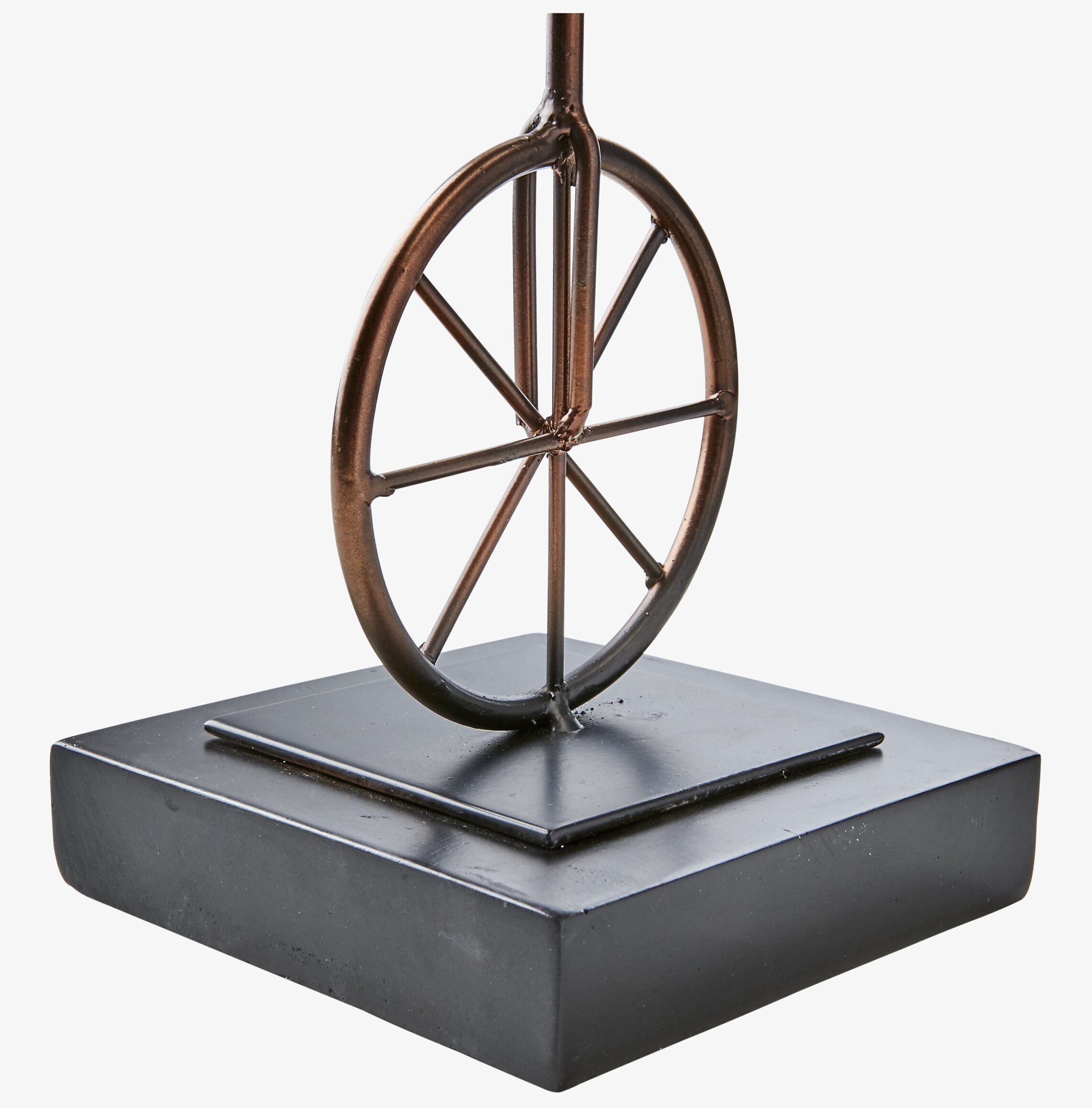 Staty Pose Akrobat Brons/Svart från Affari på svart bas