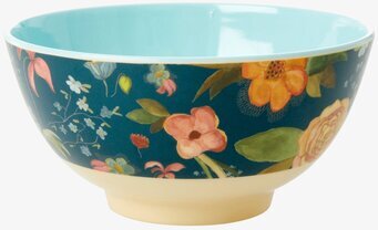 Skål Selma Flower Print från Rice med livfullt blommönster
