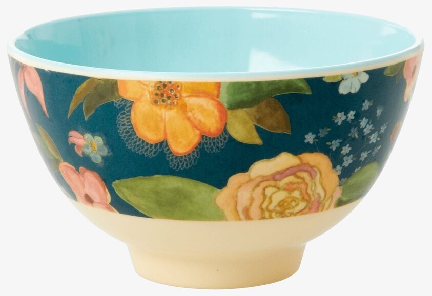 Liten Skål Selma Flower Print från Rice med blommönster