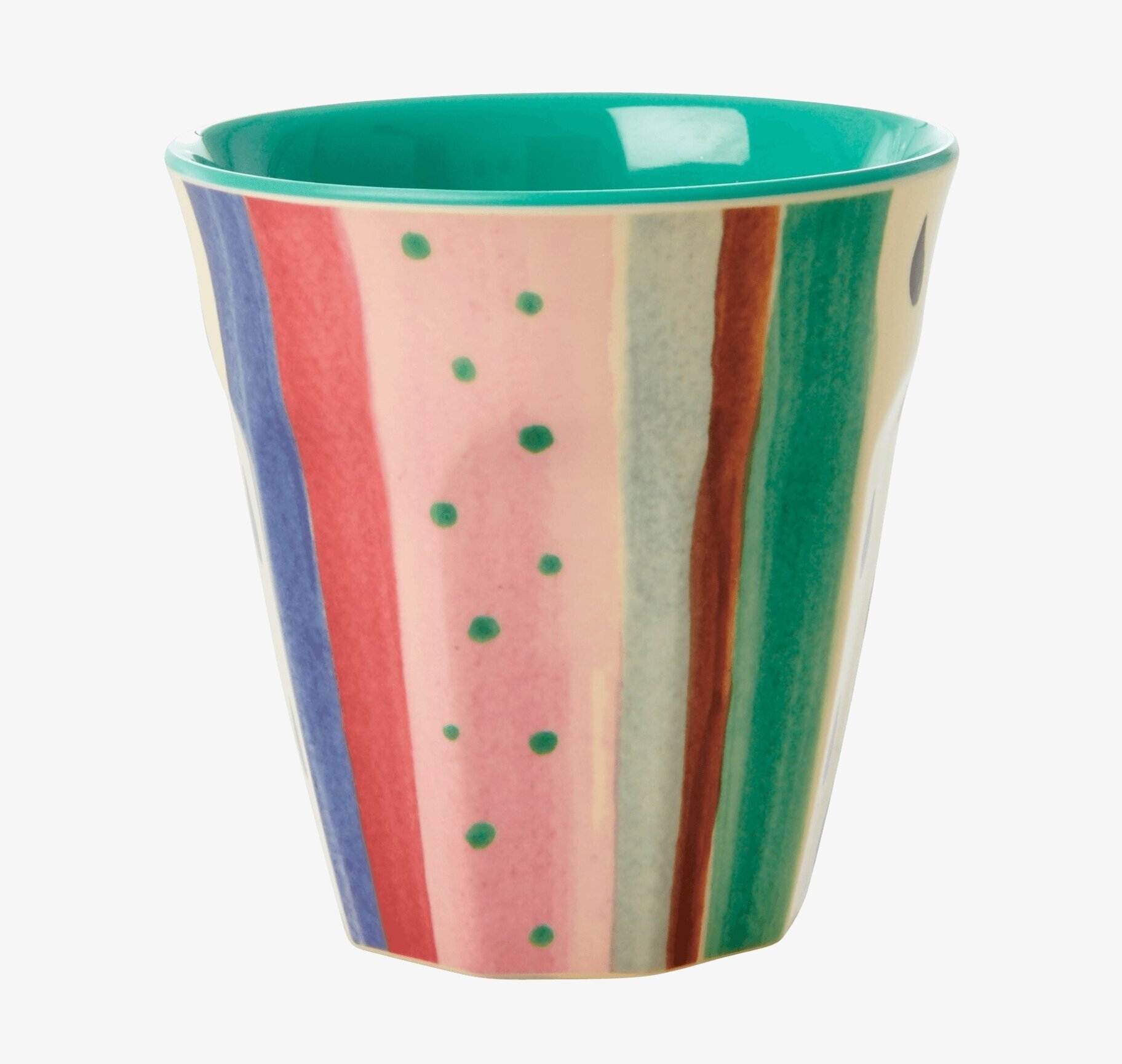 Mugg Louise´s Stripe Print från Rice med färgglada ränder
