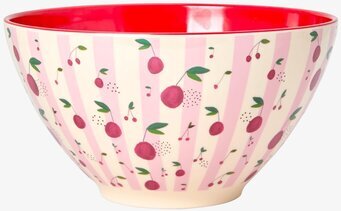 Salladsskål Cherry Print Rice Skålar att äta ur tilltugg Såskannor/Vispskål Skål servering Matlådor Förvaring av lunch/mat