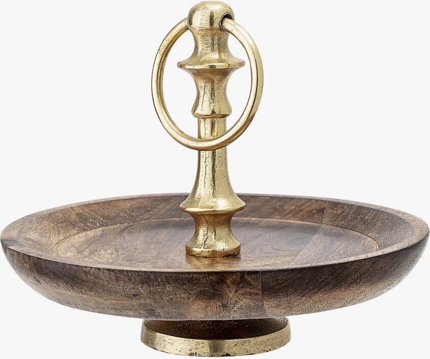 Kakfat Mango från Bloomingville i mangoträ och guldmetall