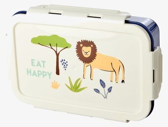Lunchbox Blue Jungle Print från Rice med djungelmotiv