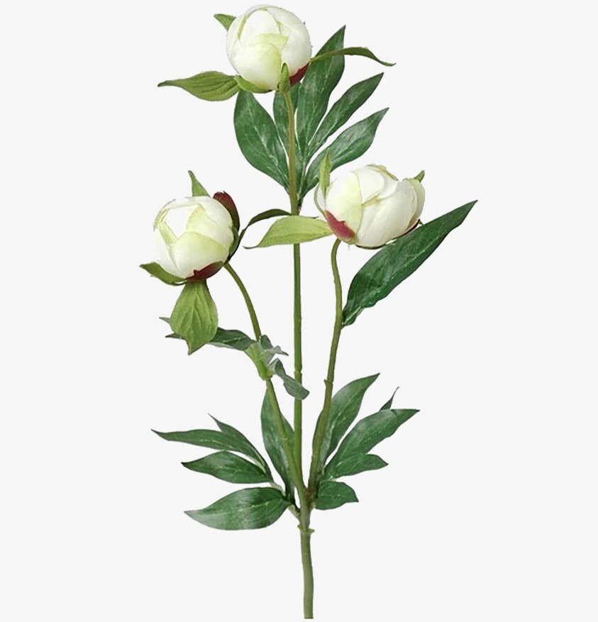 Pion 45 cm - 5-pack från Mr Plant, konstgjorda blommor