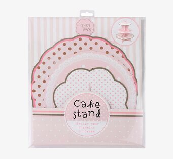 Kakfat Pink N Mix från Talking Tables i färgstarka mönster