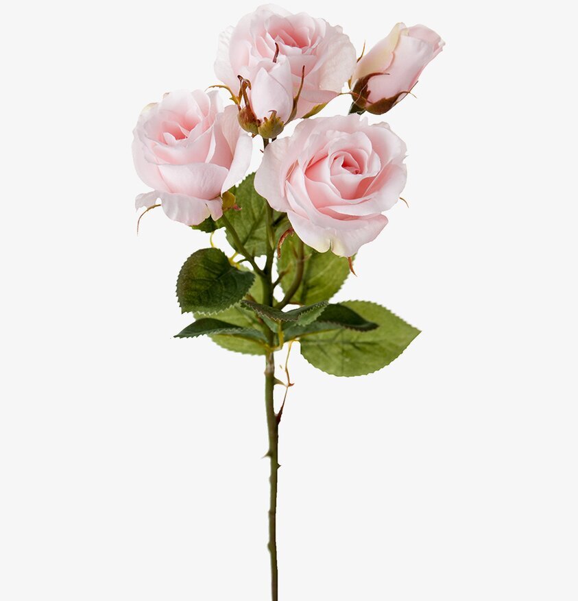 Ros Rosa 47 cm från Mr Plant, konstgjord blomma med realism