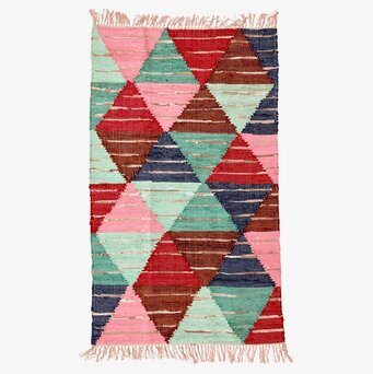 Bomullsmatta Golden Design från Rice med färgglada mönster