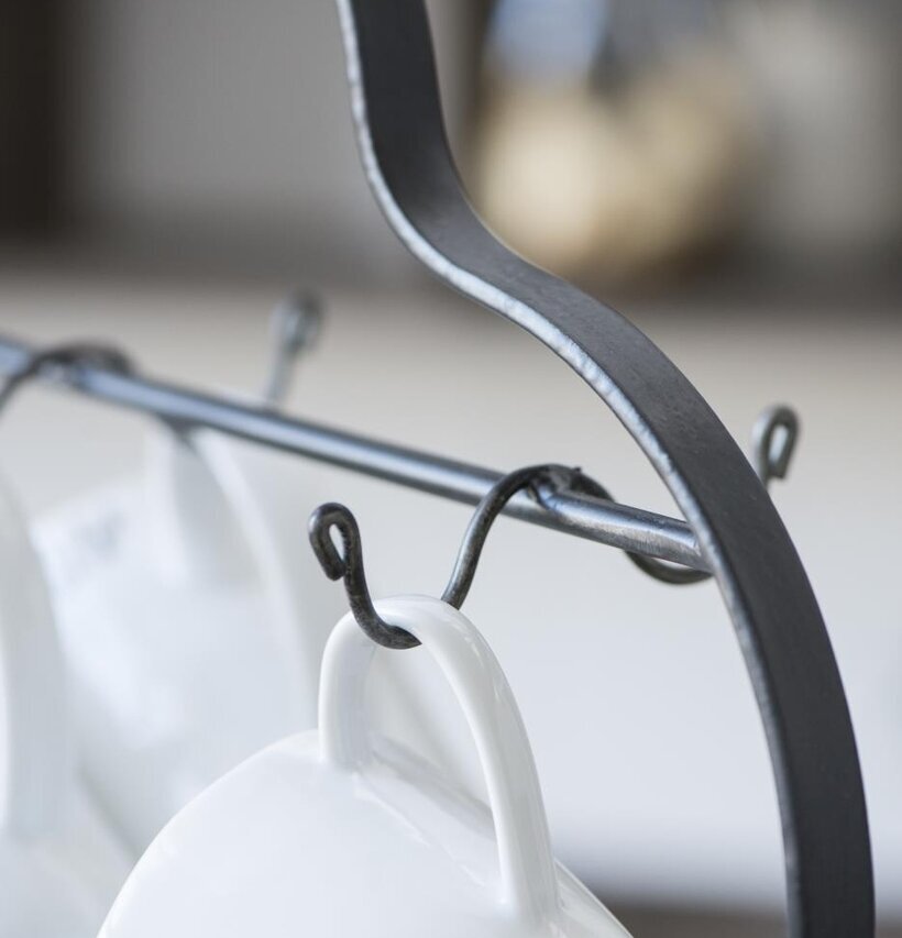 Tallrikshållare IB Laursen i robust metall med krokar