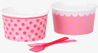 Bägare Pink N Mix från Talking Tables med livfull design