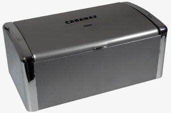 Brödbox stålgrå från Cabanaz i stål med modern design