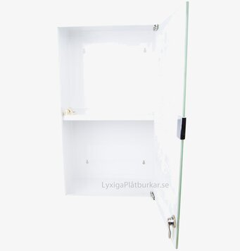 Medicinskåp röd från Derriére la porte, robust och stilren