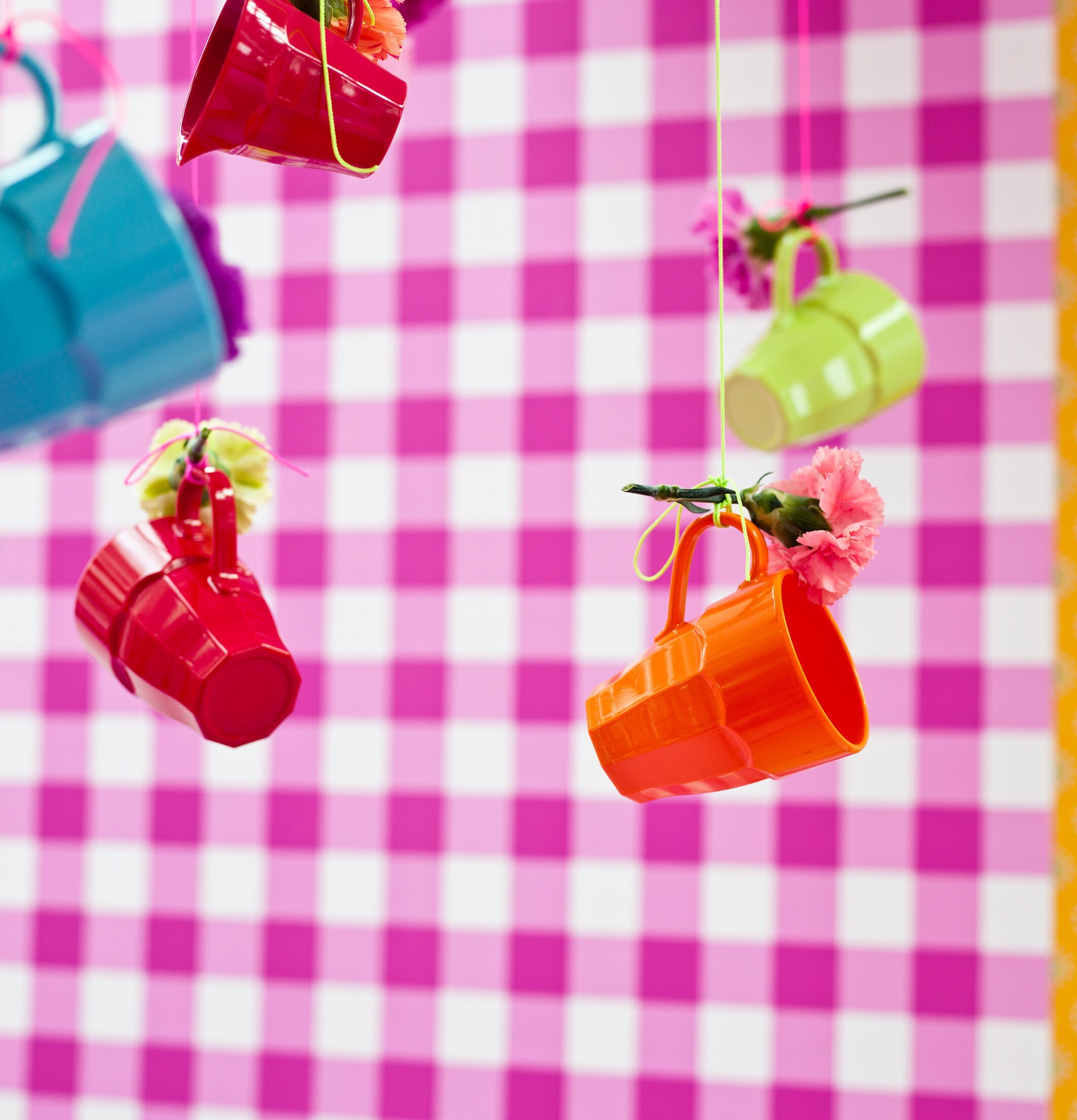 Mugg Med Handtag Grön från Rice i en färgglad miljö