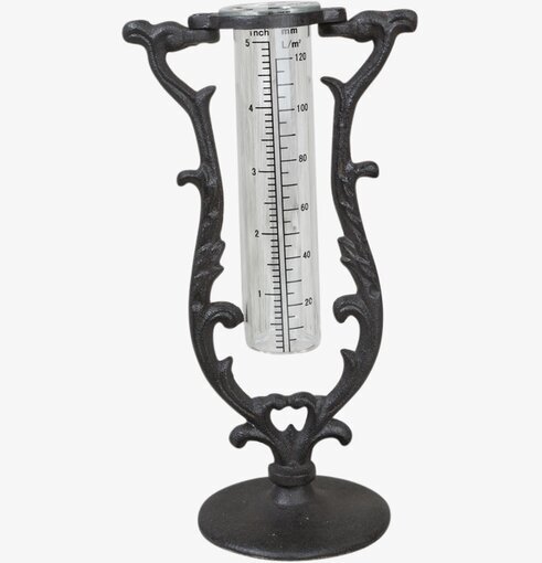 Regnmätare Gjutjärn från Silkflower i mörkgrått gjutjärn