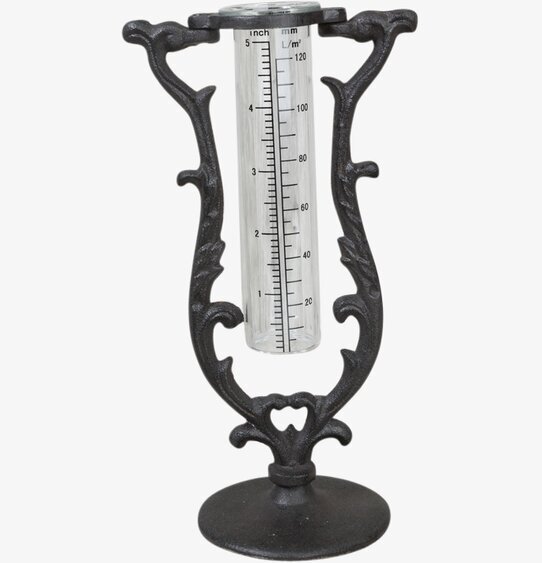 Regnmätare Gjutjärn från Silkflower i mörkgrått gjutjärn