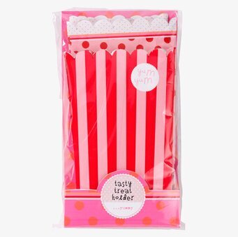 Bägare Popcornfest 8-pack från Talking Tables i plastpåse