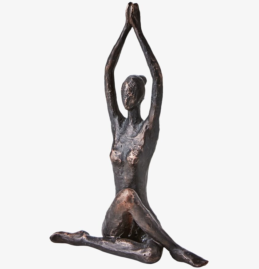 Staty Pose Brons/Svart från Affari i meditativ position