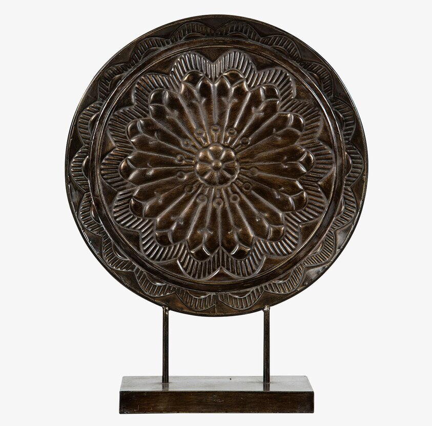 Fönster/Bordsdekoration Plate Brun Medium från A Lot Decoration