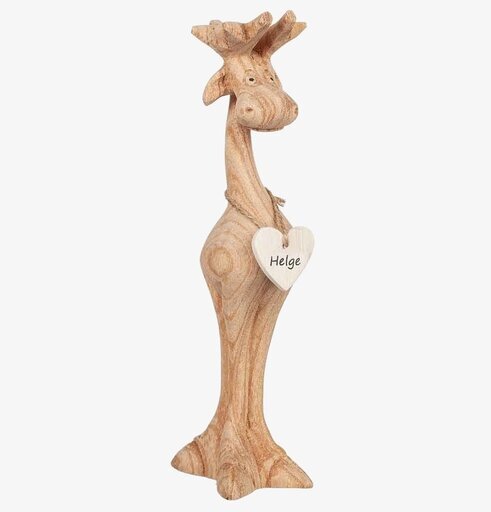 Stående Älg - Helge från Different Design, träfigur 30 cm