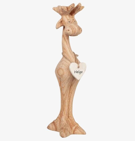 Stående Älg - Helge från Different Design, träfigur 30 cm