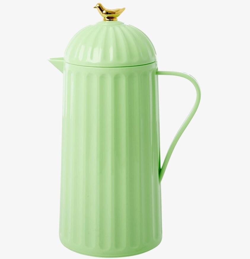 Termos Gold Bird Pastel Green från Rice med gyllene fågel