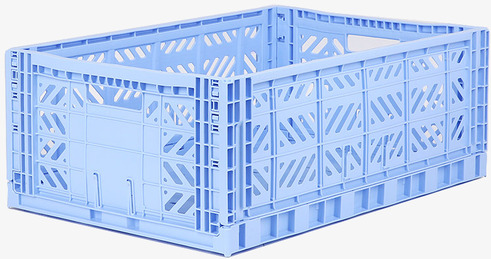 Förvaringsback Maxi Baby Blue från Aykasa i studiomiljö