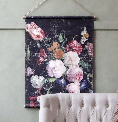 Väggdekoration Franskt Blomsterprint från Chic Antique