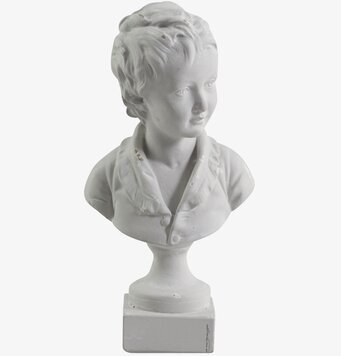 Fransk Byst Ljusgrå från Chic Antique, elegant och klassisk