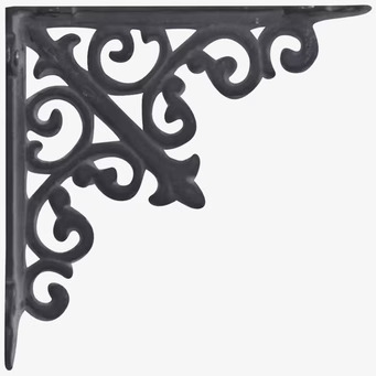 Hyllkonsol Fransk Lilja Antik Grå från Chic Antique