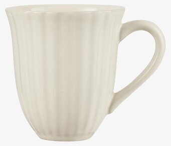Keramikmugg Mynte Butter Cream från IB Laursen i krämvitt