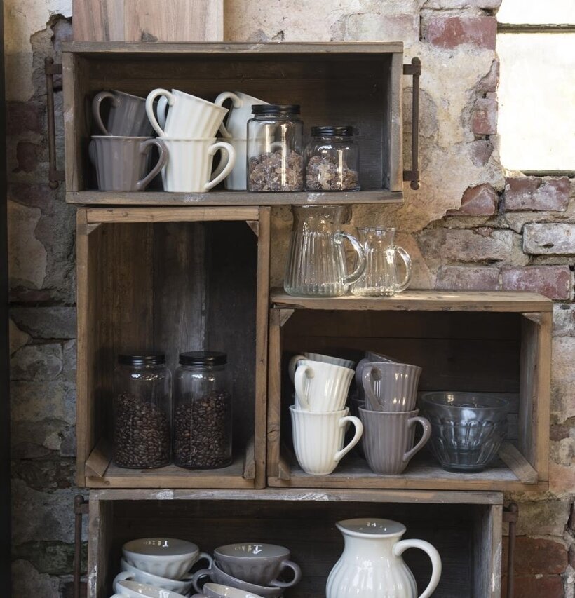 Keramikmugg Mynte Butter Cream från IB Laursen i hylla