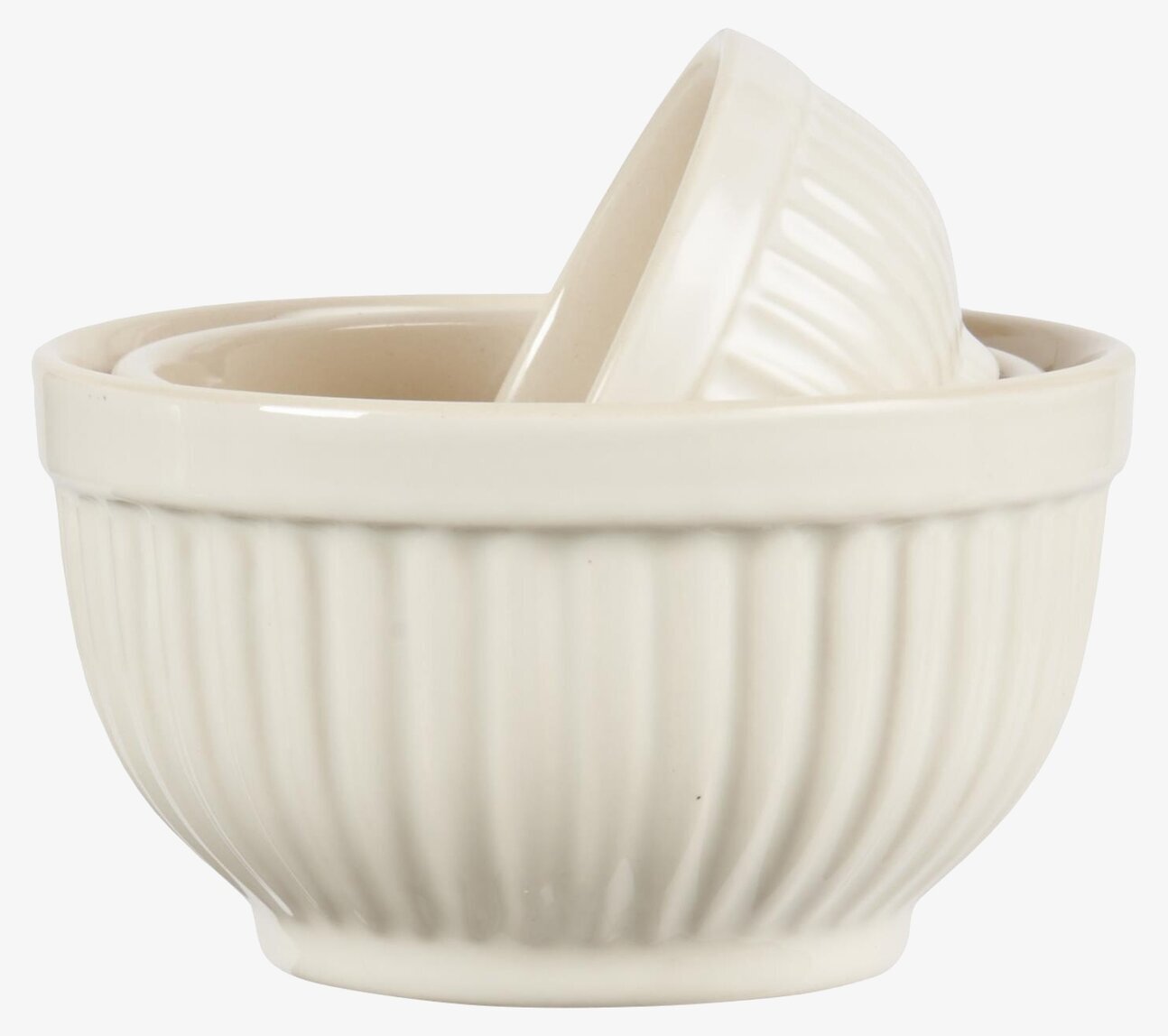 Skålset Mini Mynte Butter Cream från IB Laursen i keramik