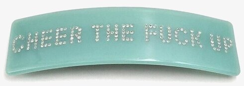 Hårspänne - Cheer The Fuck Up från Ella Agency, mintgrön