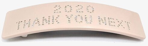 Hårspänne - 2020 Thank You Next från Ella Agency i beige