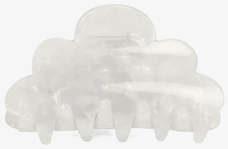 Hårklämma Nicole Claw Marble från Ella Agency på vit bakgrund