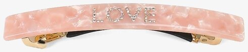 Hårspänne Crystal Pink Love från Ella Agency med kristaller