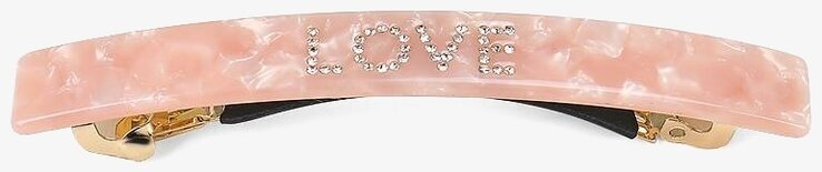 Hårspänne Crystal Pink Love från Ella Agency med kristaller