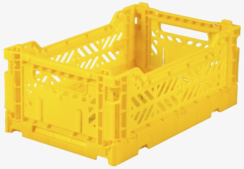 Förvaringsback Mini Yellow från Aykasa i lysande gul färg