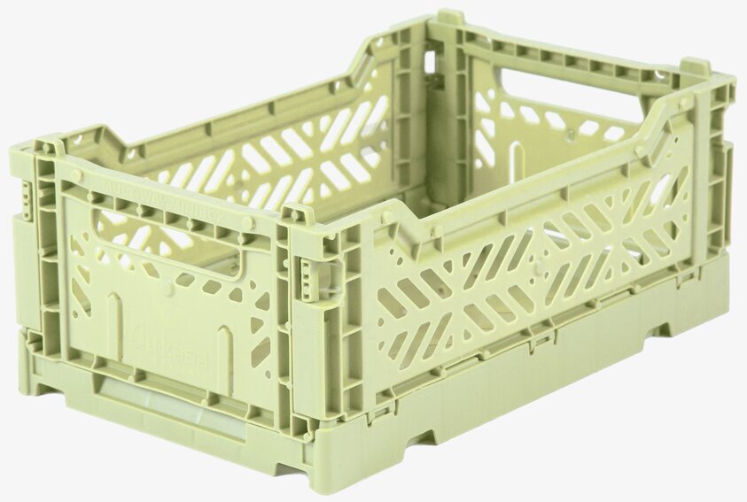 Förvaringsback Mini Melon från Aykasa i ljusgrön plast