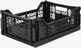 Förvaringsback Midi Svart från Aykasa med perforerade sidor