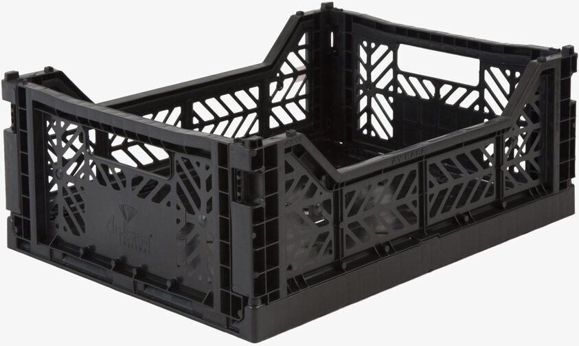 Förvaringsback Midi Svart från Aykasa med perforerade sidor