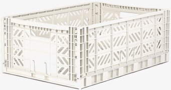 Förvaringsback Maxi Coconut Milk från Aykasa på vit bakgrund